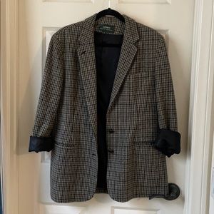 Oversized Plaid Blazer